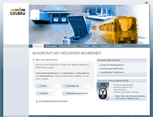 Tablet Screenshot of gelbau.com